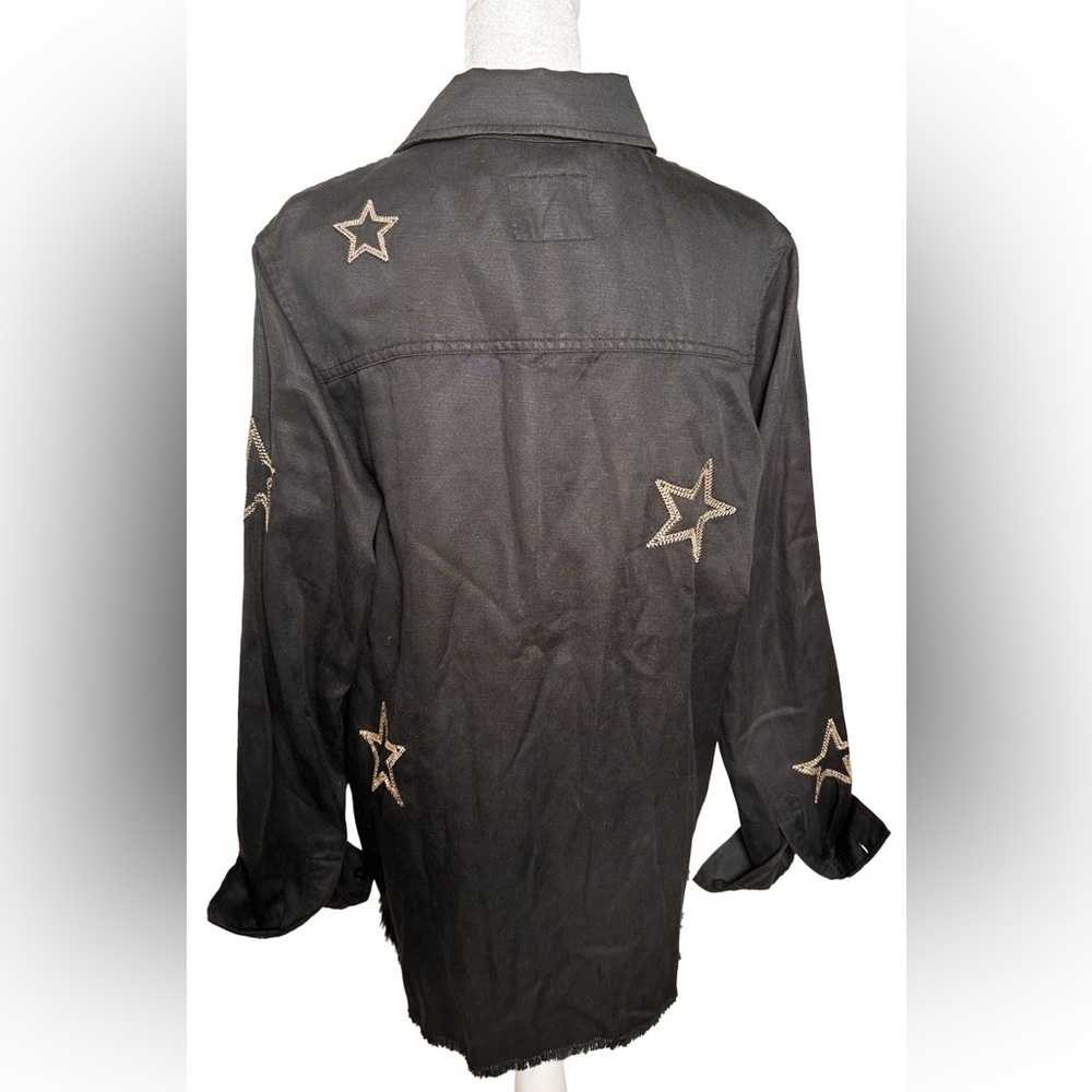 Rails Black Star Women’s Button Down - Picture 6 of 10